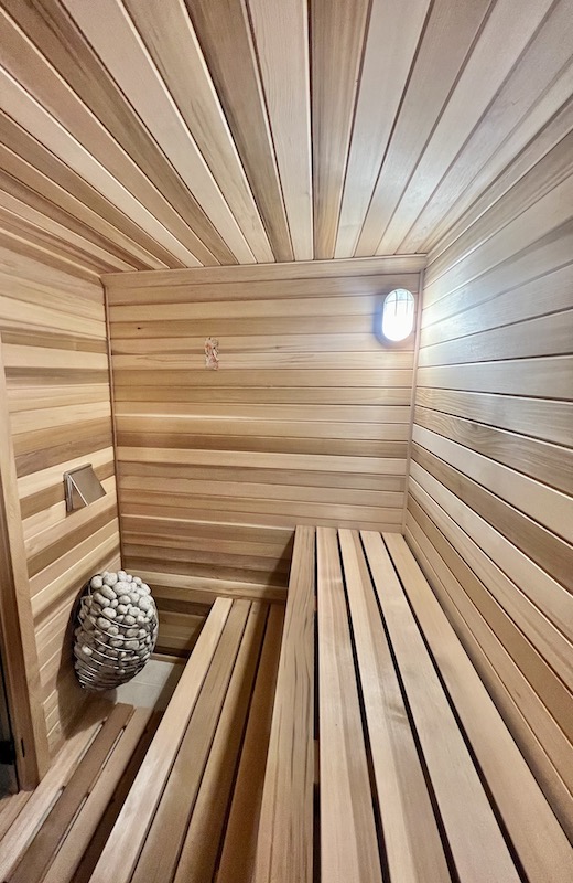 custom, traditional sauna in my house