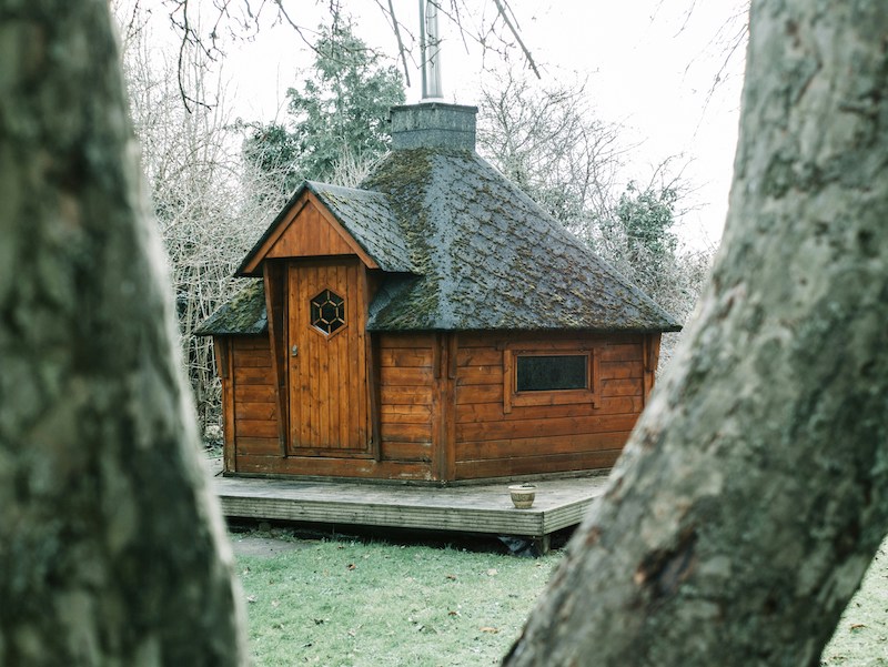 old/ancient traditional sauna 